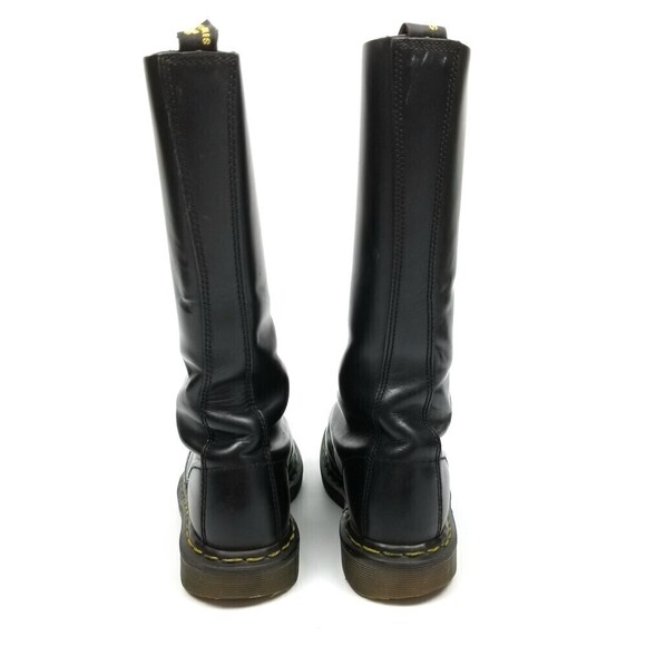 RARE Dr. Martens 1942 20-Eye Steel Toe Smooth Leather Knee High Boots 7 Grunge - Picture 6 of 8